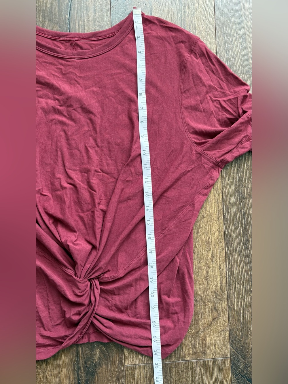 Lululemon Crescent Tee, Mulled Wine - Picture 6 of 8
